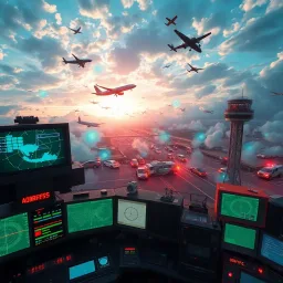 Flight Control Chaos - Text-based game