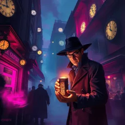 The Time Traveling Detective - Text-based game