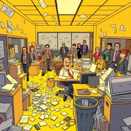 Office Chaos: Rise of the Underdogs - Text-based game