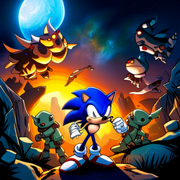 The Sonic Rescue Mission - Text-based game