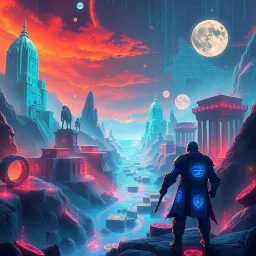 Gods of the Digital Realm - Text-based game