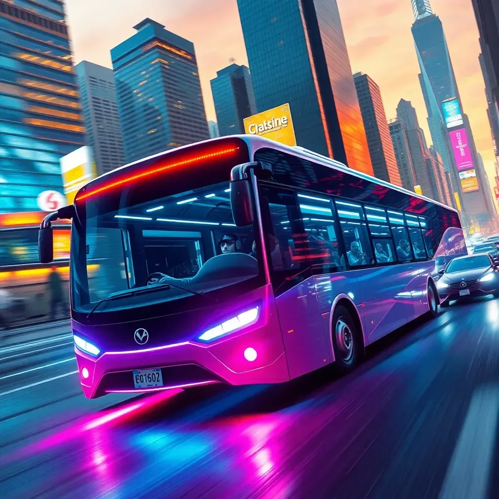Electric Bus Chase