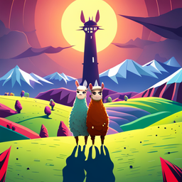 Llama's Revenge - Text-based game