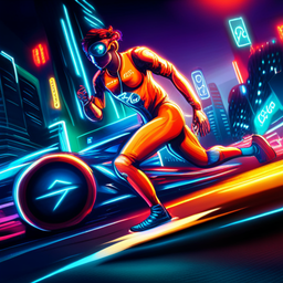 Velocity Racer: The Omega Lens - Text-based game