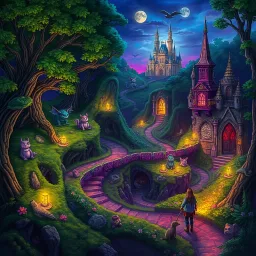 Mystic Maze Madness - Text-based game