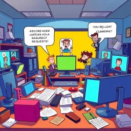 Virtual Assistant Mayhem - Text-based game