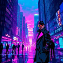 Neon Noir: The Turing Heist - Text-based game