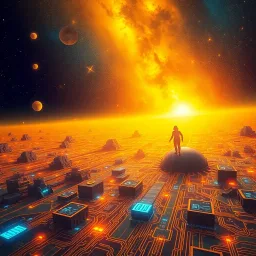Cosmic Chip Quest - Text-based game