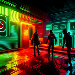 Neon Noir: The Texture of Reality - Text-based game