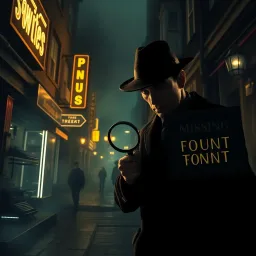 The Font Detective - Text-based game