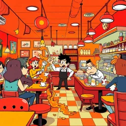 Chaos Café - Text-based game