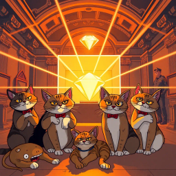 Purrfect Heist - Text-based game