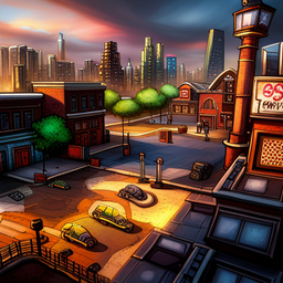 Toxic Avenger: City of Sparrows - Text-based game