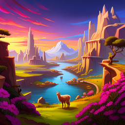 Llamas of the Gradient - Text-based game