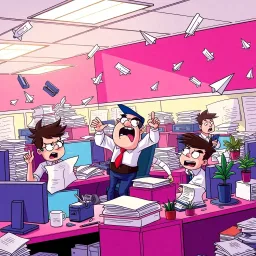 Cubicle Chaos - Text-based game
