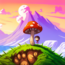 Super Mushroom Mayhem - Text-based game