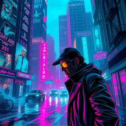 Neon Noir - Text-based game