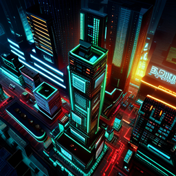 Neon Nights: Code Breaker - Text-based game