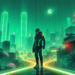 Adwaita's Cyber Quest - Text-based game