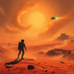Martian Rescue Mission - Text-based game