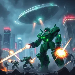 Mecha Rampage - Text-based game
