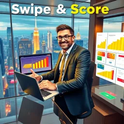 Swipe & Score - Text-based game
