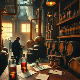 Whisky Wars: The Distillery Showdown - Text-based game