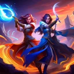 Magic Duels text games