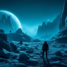 Ice Moon Prison: Escape the Void - Text-based game