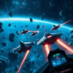 Orbital Pursuit - Text-based game