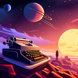 Galactic Typewriter Quest - Text-based game