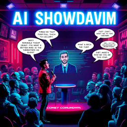 AI Showdown: The Comedian Conundrum - Text-based game