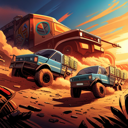 Kei Truck Wars - Text-based game