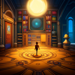 Scholar's Quest: The Virtual Library - Text-based game