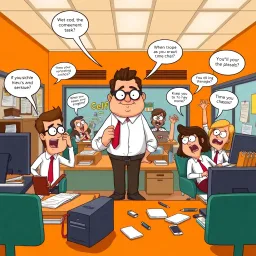 Office Mayhem: The Incompetent CEO - Text-based game
