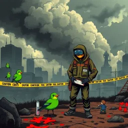 Toxic Avian Quest - Text-based game