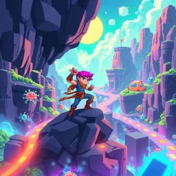 Pixel Art Quest text games