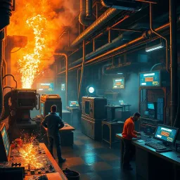 Factory of Chaos - Text-based game
