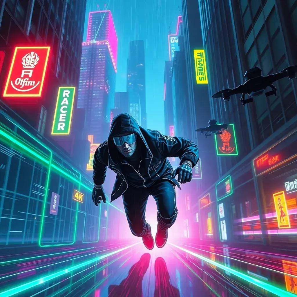 Neon Grid Run