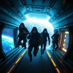 Zero Gravity Heist - Text-based game