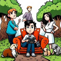 Cartoon Craziness - Text-based game
