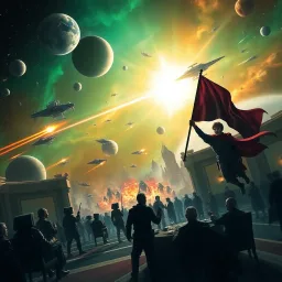 Galactic Monarchy: Rise of the Rebellion - Text-based game