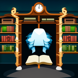 The Curse of the Haunted Library - Text-based game