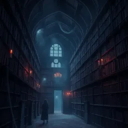 The Curse of the Haunted Library - Text-based game