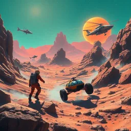 Rogue Rover Rescue - Text-based game