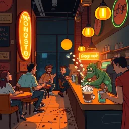 Rogue Rumble: Caffeine Crash - Text-based game