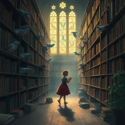 Whispers in the Library - Text-based game