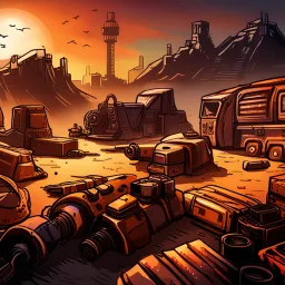 Scrapyard Salvo - Text-based game