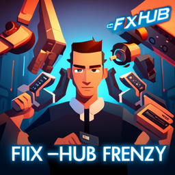 FixHub Frenzy - Text-based game