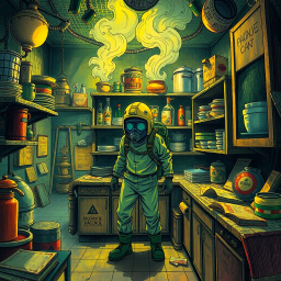 Toxic Kitchen Quest - Text-based game